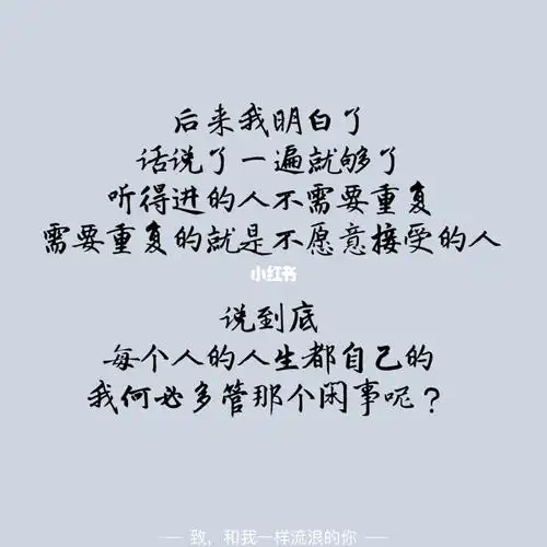 致爱多管闲事的那个自己