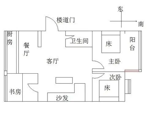 6米.另外再帮忙看下目前家里的摆设是否合理.有什么需要注意的?