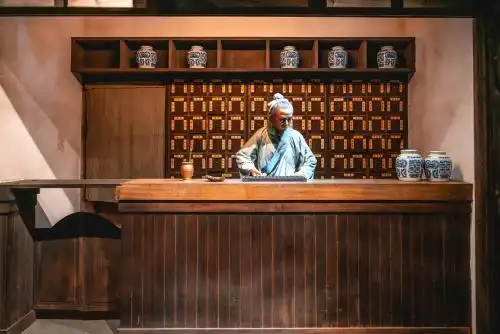 古代药铺场景 民国中药店