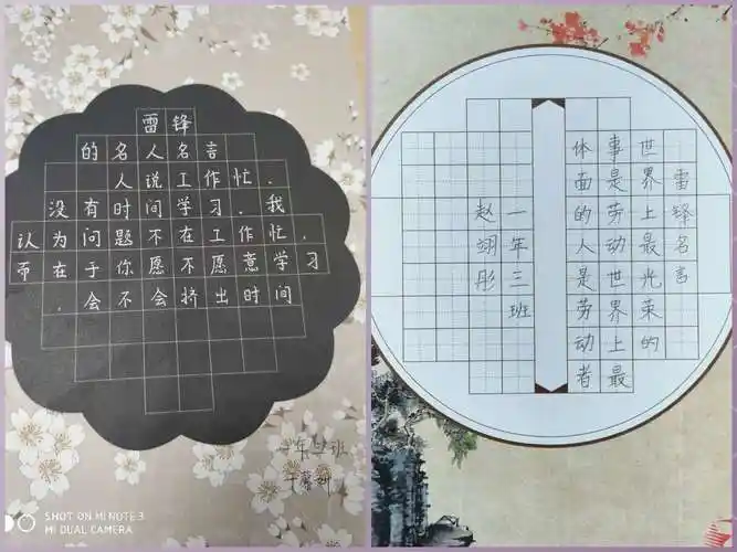 雷锋叔叔说过的话,时刻提醒着我.