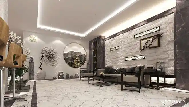100万元文化艺术2000平米装修案例_效果图 - 私人会所 - 设计本