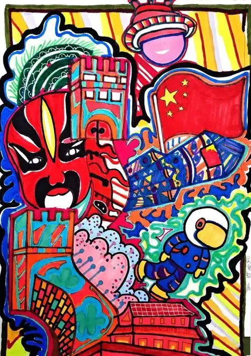 高中组 | 第三届全国少儿水彩粉画展获奖作品儿童水彩画优秀作品