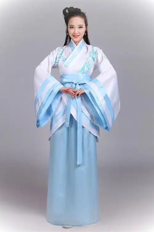 汉朝服装女服服饰汉汉服女冬季唐代学生学生大民族服装