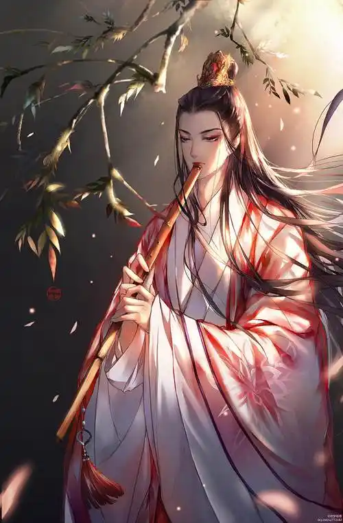 帅哥古风美男子古代公子动漫美少年二次元同人精美插画漫画唯美手绘