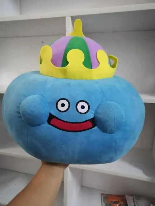 外贸尾单日单 日本勇者斗恶龙 史莱姆 史莱姆国王 毛绒玩具公仔