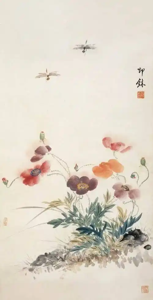 小写意花鸟的扛鼎者朵朵销魂