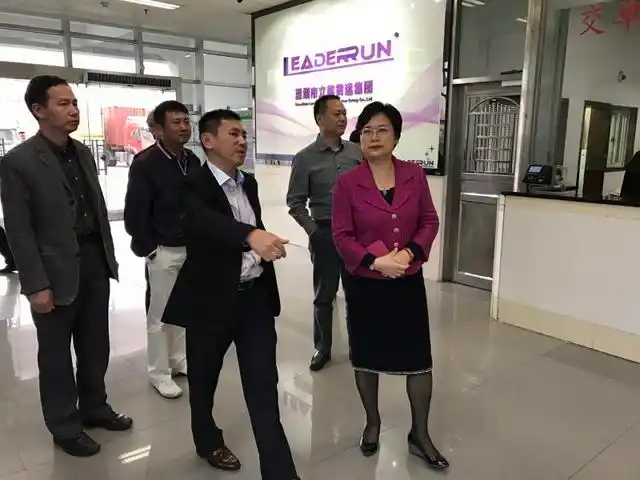 盐田区委书记杜玲一行到我司进行现场调研