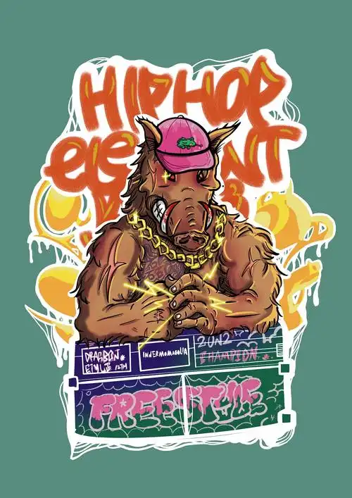 hiphop野猪|插画|商业插画|画画的脏儿_原创作品-站酷zcool