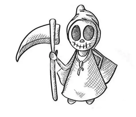 鬼人的简笔画大图