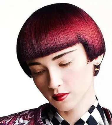 光彩的沙宣离子烫头发,优雅大方的长脸女生造型,魅力有所增加的 短发