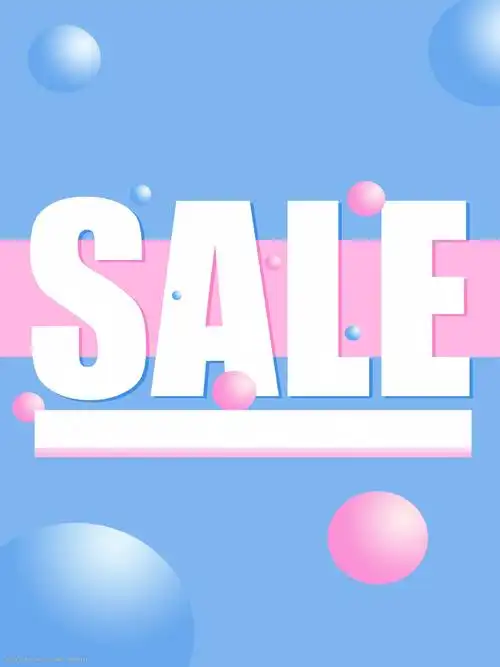 简约创意打折海报背景