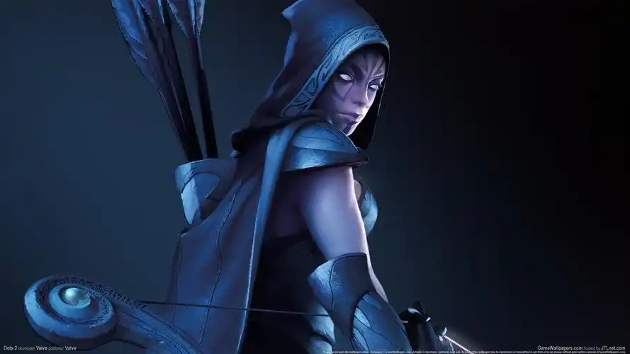 dota2卓尔游侠小黑壁纸