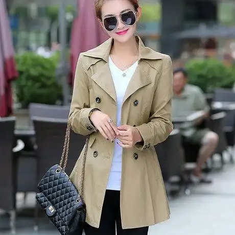 【气质上衣】_短款风衣图片_价格_搭配分享 - 爱逛街