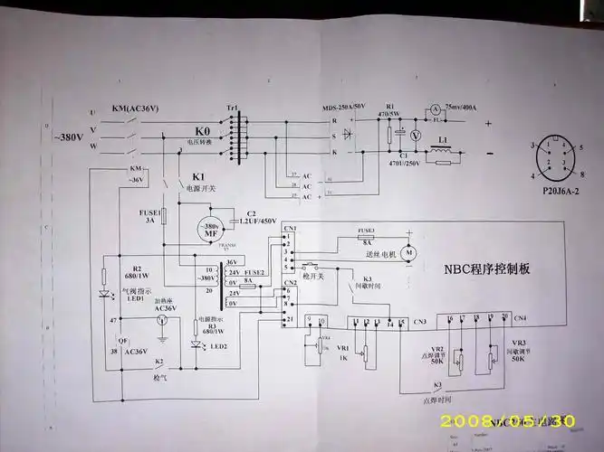 nbc-250 抽头式二保焊机diy