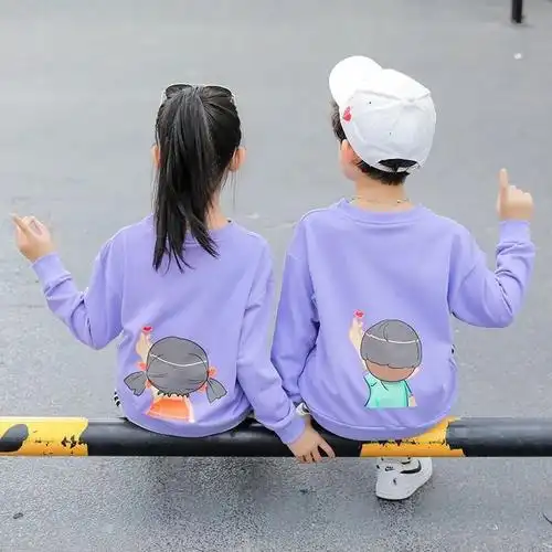 儿童童龙凤胎套装兄妹装儿童双胞胎姐弟女童宝宝洋气运动韩版童装