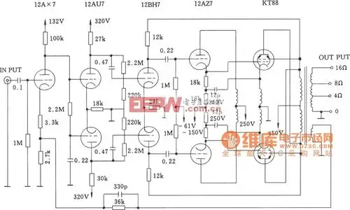 麦景图功放mc275电路图