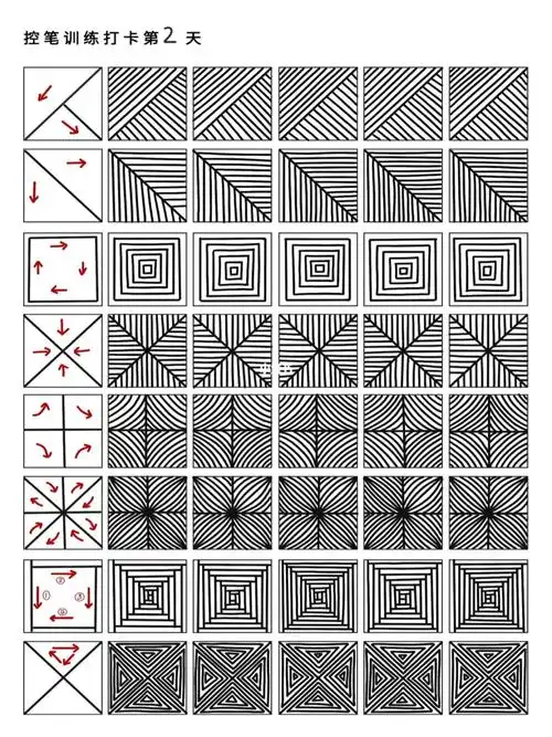 零基础绘画|控笔练习2|线条