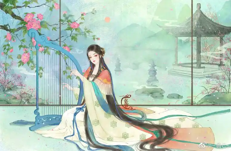 让你一眼就惊艳的古风美人图_插画_大佬_牛哇