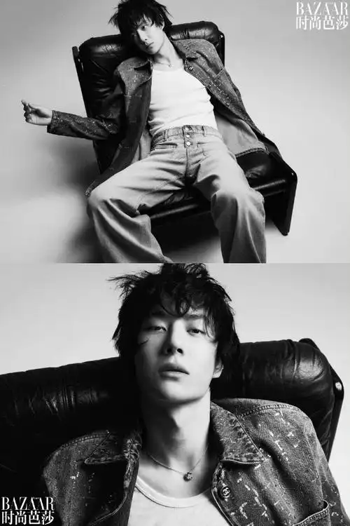 时尚芭莎 王一博##芭莎镜头下的素颜王一博