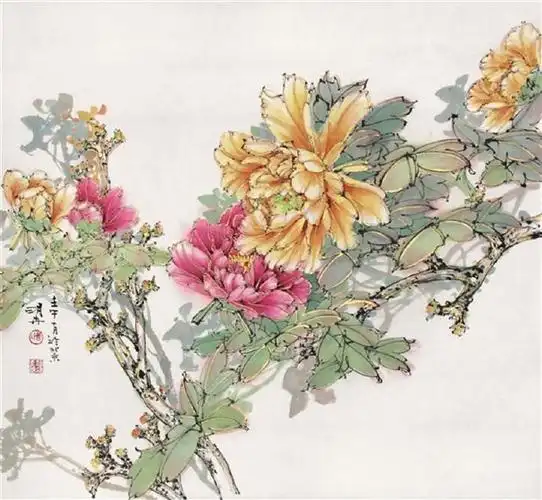 国画花鸟画家曹明冉作品欣赏①