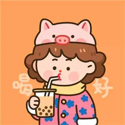 超可爱的萌系卡通情侣头像图片