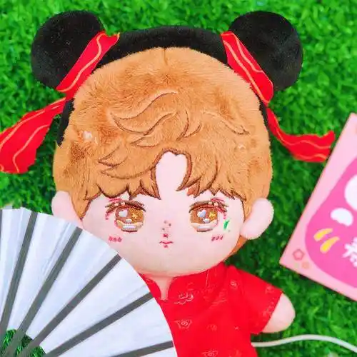 黄明昊玩偶春丽同款娃娃衣nana应援justin小贾周边公仔rua娃头箍