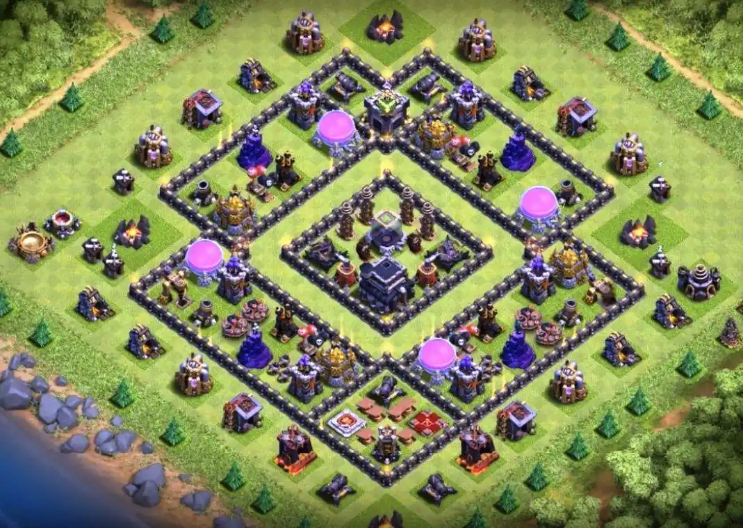 《部落冲突》9本完美阵型top20,冲杯护资源强阵应有尽有