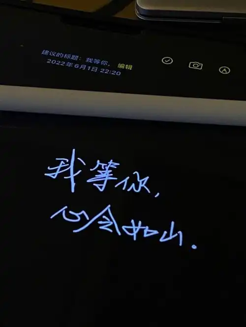 备忘录板写我等你心令如山