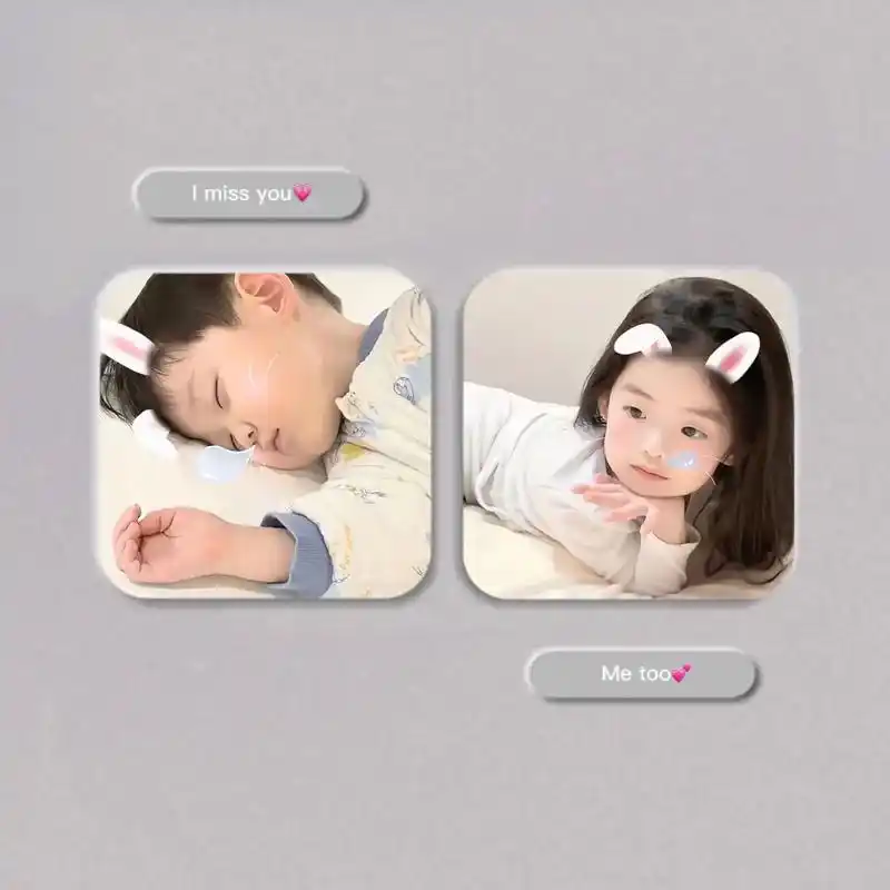 超可爱萌娃情侣头像