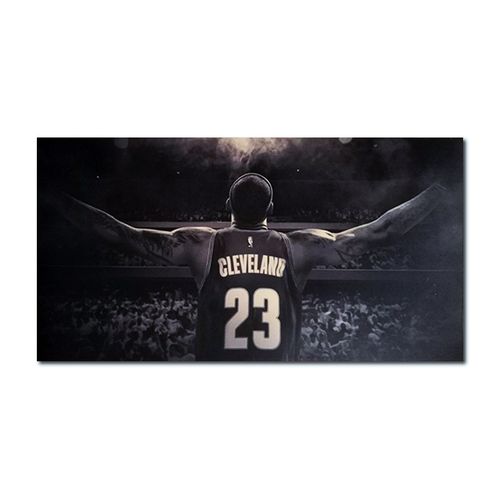 詹姆斯背影宽版 复古牛皮纸海报室内酒吧咖啡馆装饰画