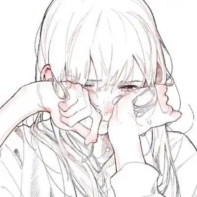 伤感到哭头像一个人流泪哭的很伤心的图片