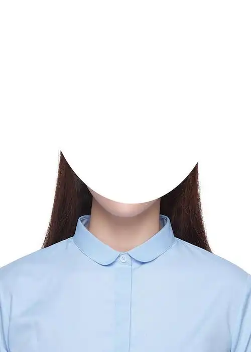 证件照素材五官眉毛素材五官素材8衣服女