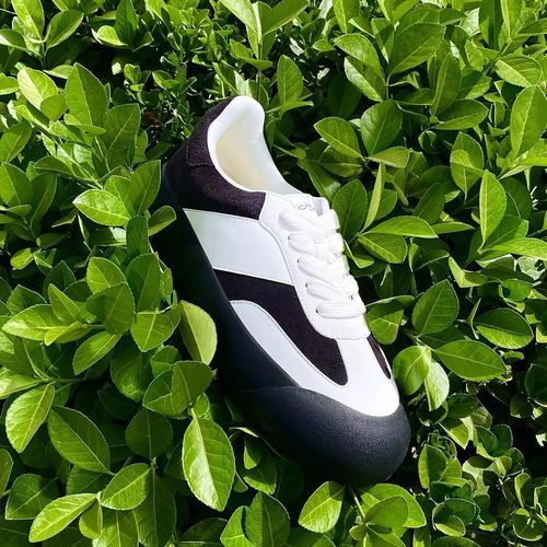 泰载白敬亭鞋子白敬亭鞋子蓬蓬鞋小白鞋男女增高板鞋小众休闲 黑白配