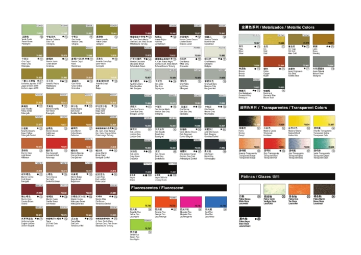 西班牙 av油漆 色表 (官方中文翻译版)