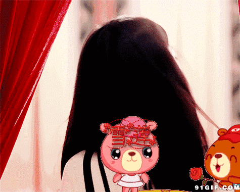 美女妩媚秀发女神gif动图_动态图_表情包下载_soogif