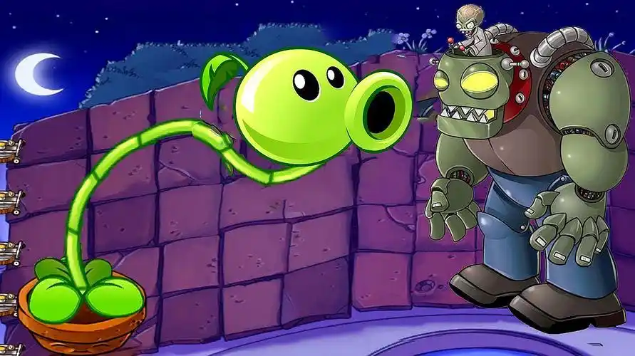 植物大战僵尸:投掷玉米大战僵尸博士