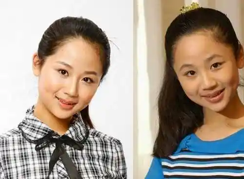 杨紫的童年旧照片曝光,一看就知道整没整