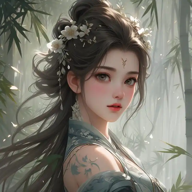 古风女生头像94 仙气满满 谁能拒绝这么仙气满满的古风头像呢?