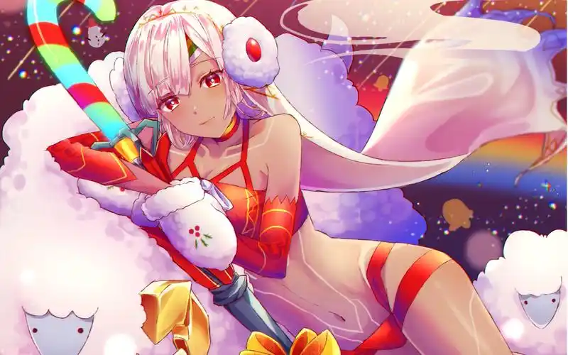 [fgo]阿蒂拉61the61santa 7t大菩萨(c呆前)_fgo