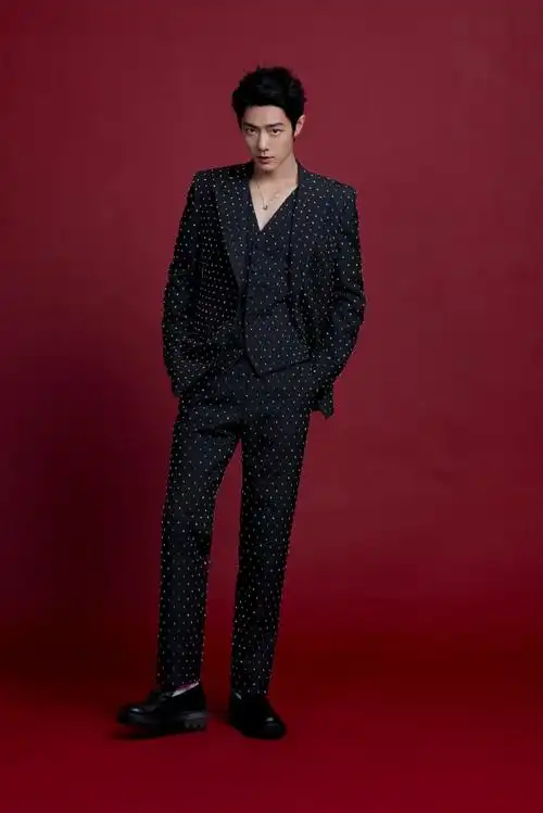 肖战深v亮钻西装##肖战