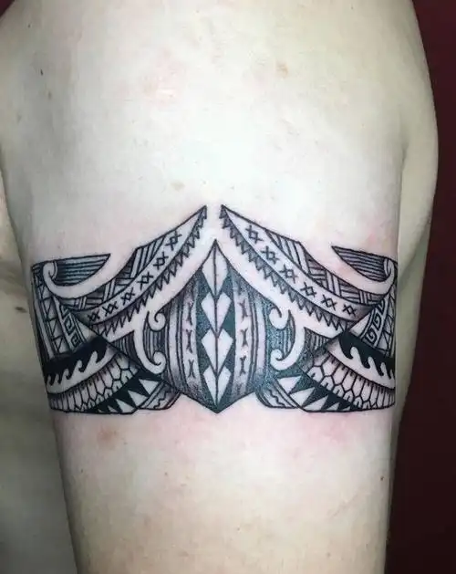 毛利图腾纹身图片_手臂图腾纹身图案