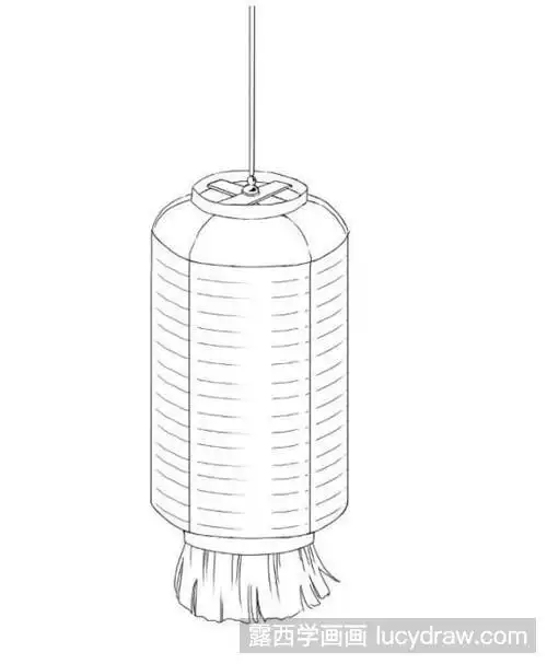 古风灯笼简笔画教程