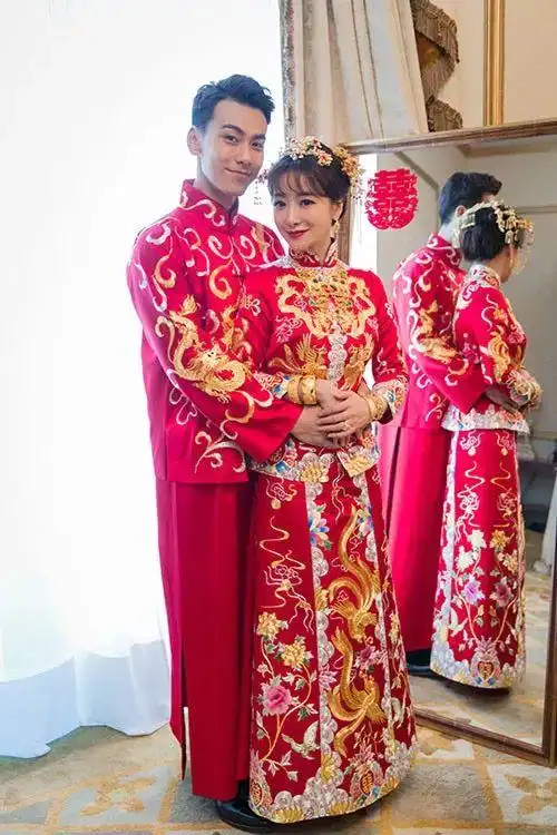 盘点明星婚礼中式礼服中式嫁衣定制品牌有哪些