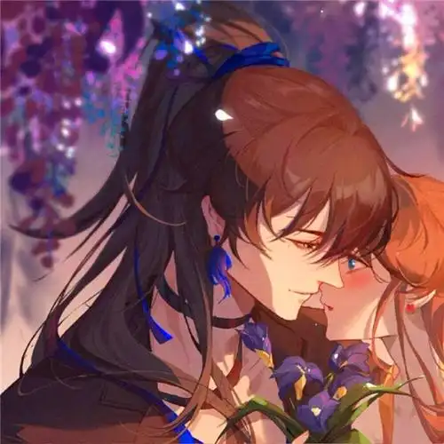 稀有神仙情侣头像古风 高清好看的情侣头像古风仙气一对_情侣动漫头像