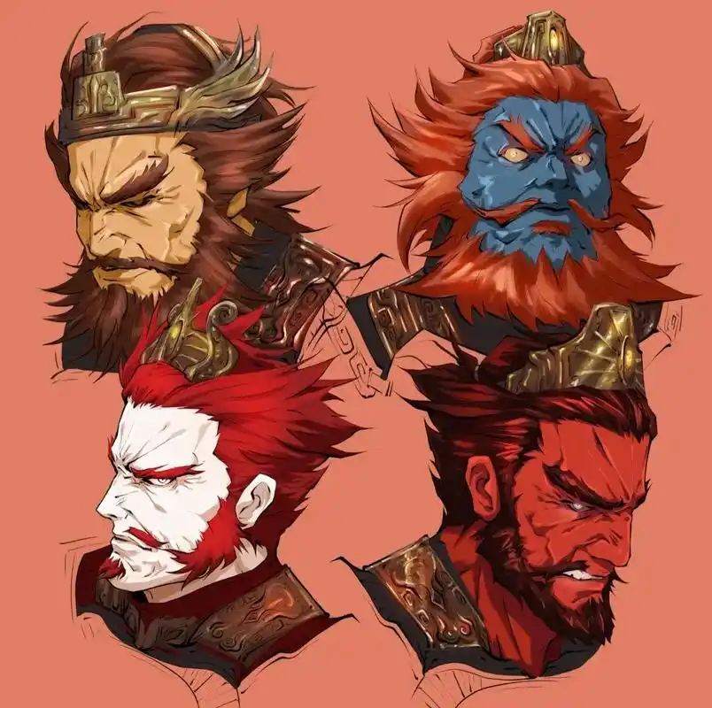 魔家四将原创头像. #封神 - 抖音