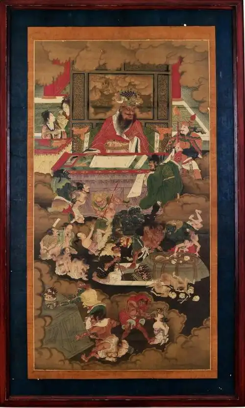 阎罗大王长什么样?一张明早期阎罗大王像带你一探究竟