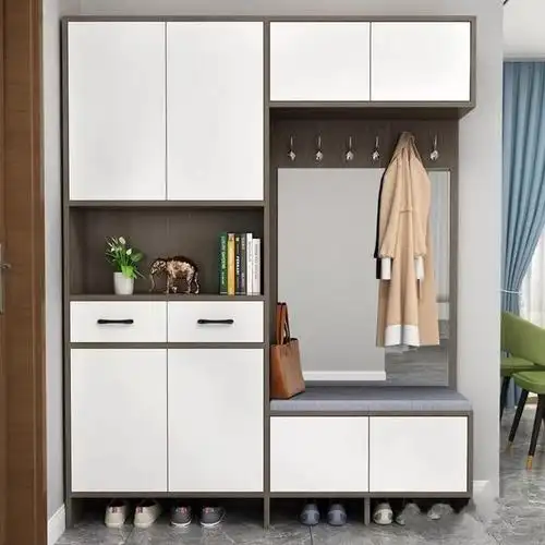 装修时玄关鞋柜怎么做?15种鞋柜方案告诉你:这样做实用又好看