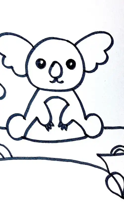 一起来画考拉,非常简单!