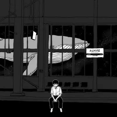 ins黑白漫画背景