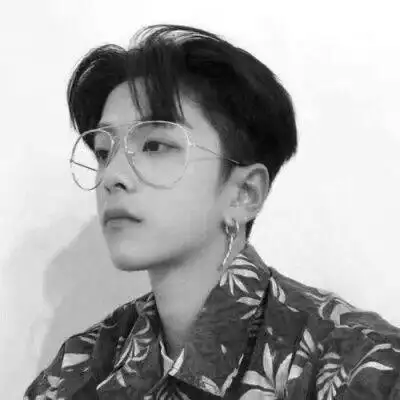 黑白头像霸气冷酷男生真人图片